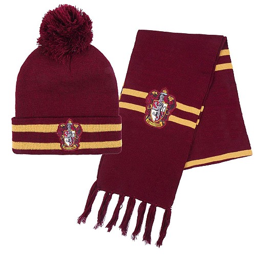 Χειμωνιάτικο Σετ Σκουφί Και Κασκόλ Harry Potter Gryffindor